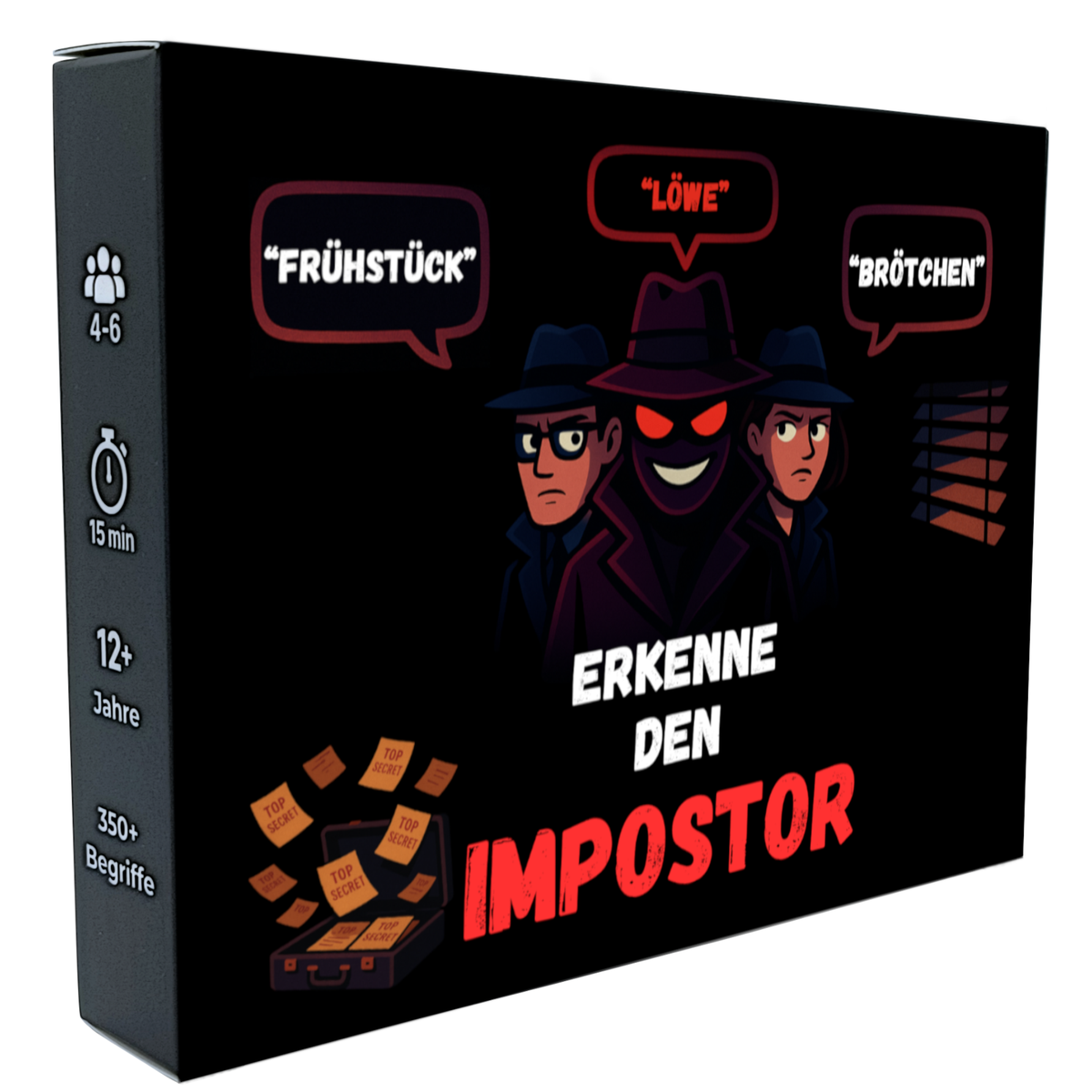 Erkenne den Impostor – Lustiges Party-Wortspiel zum Hochstapler enttarnen